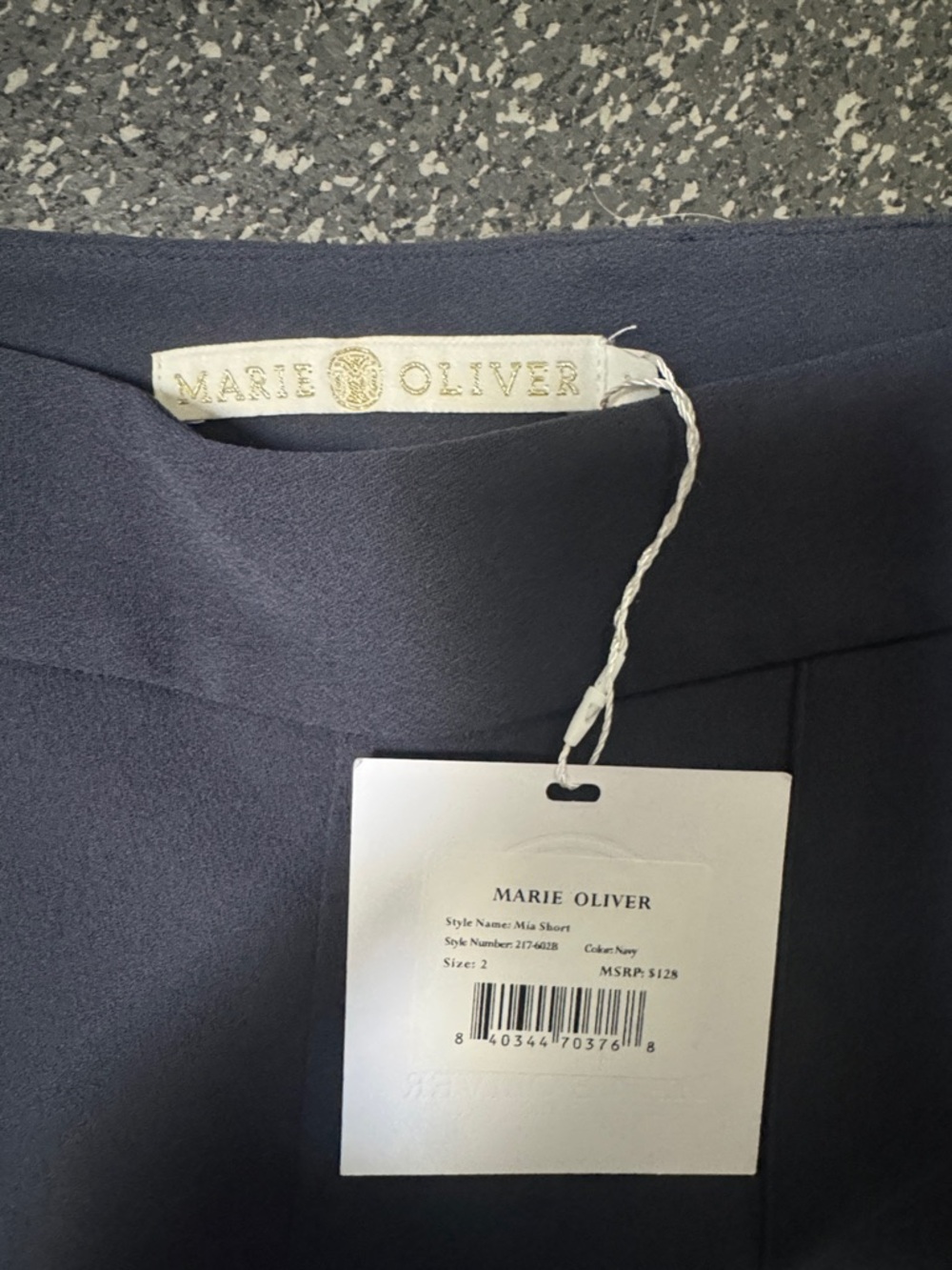 Marie Oliver Navy Blue Women’s Shorts